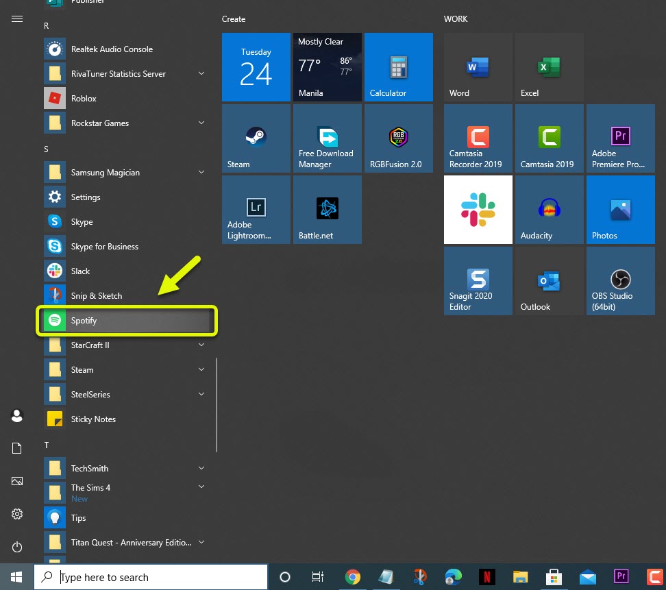 Stop Spotify From Opening On Startup On PC - The Droid Guy