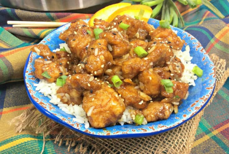 Ready in 20 minutes, this Instant Pot Orange Chicken recipe is a delicious option to ordering Chinese take-out. Raise your hand if you love Instant Pot recipes! #InstantPot #OrangeChicken #InstantPotRecipe #EasyMeal #ChineseFood