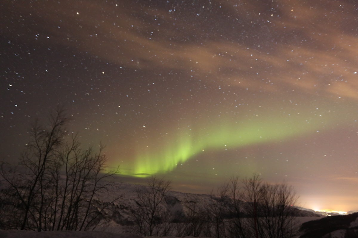 auroras boreales en noruega