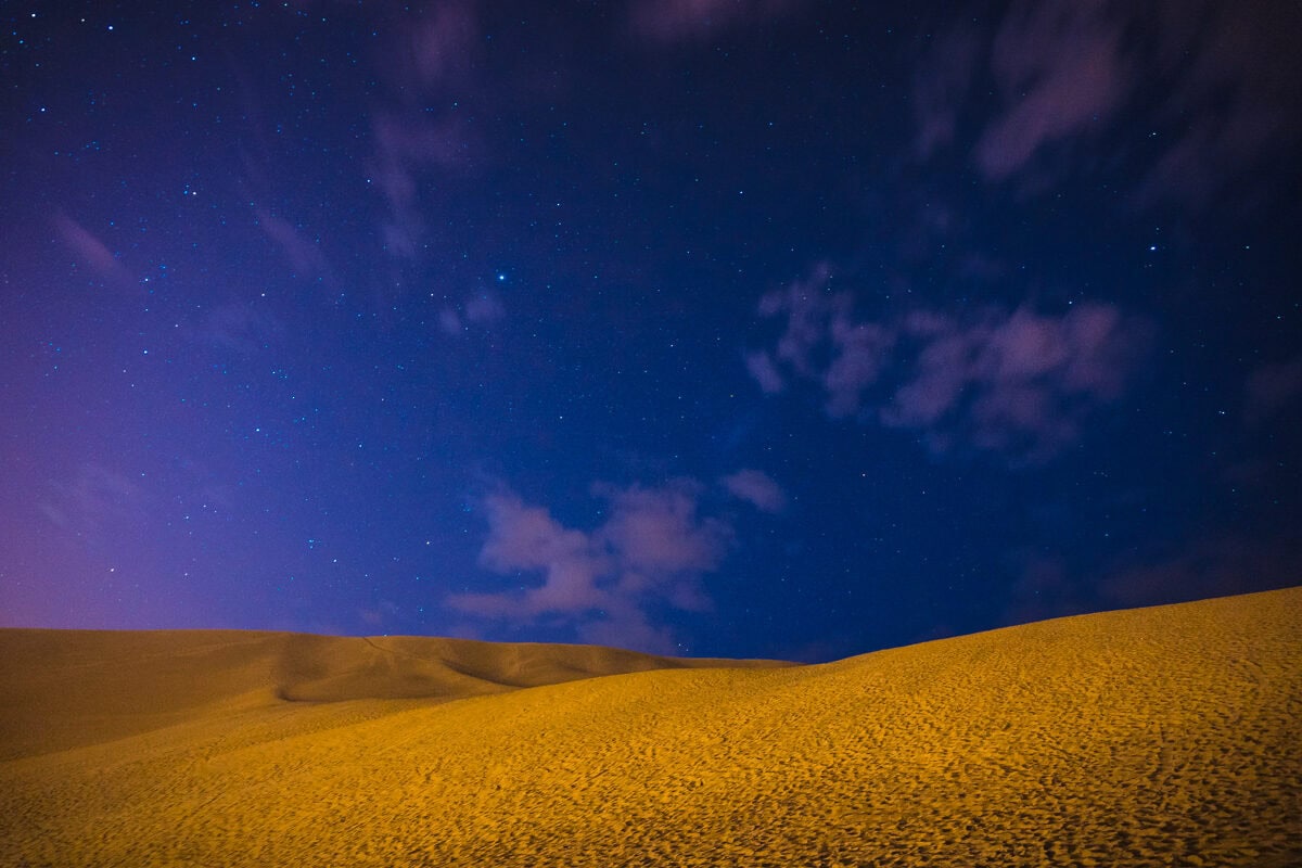 Huacachina, Peru-night photography