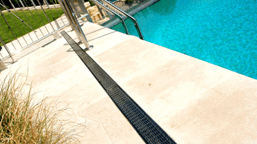 Pool Deck Drainage | Trench Drain Systems