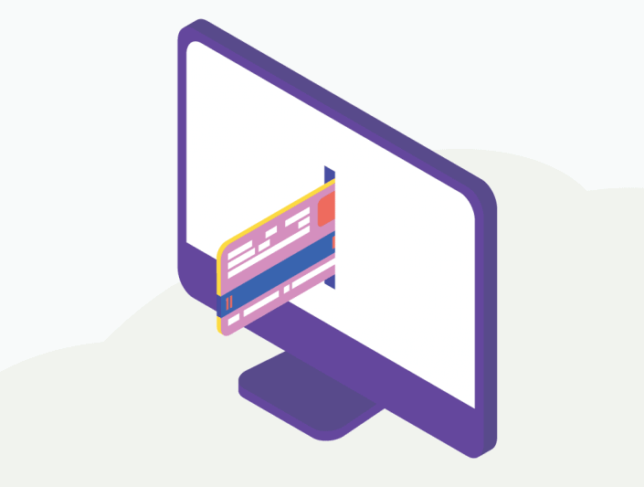 FEAT_How_To_Optimize_Your_Website_For_Conversions A credit card going into a desktop computer.