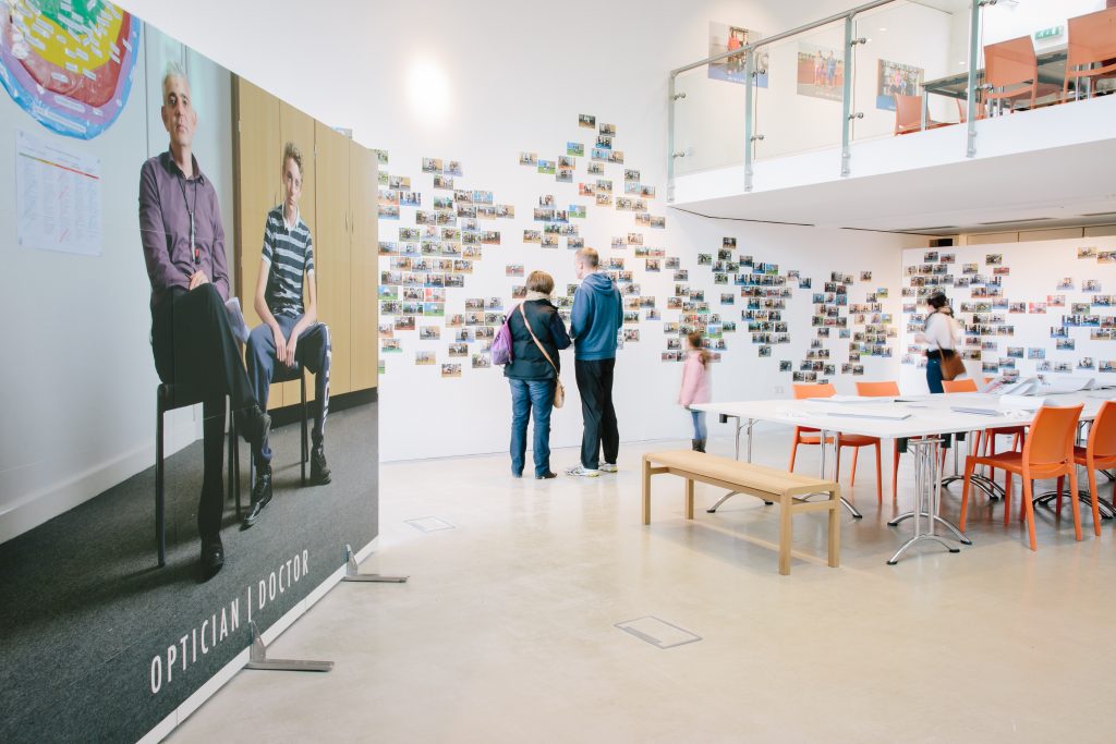 Exhibition in The Point's gallery of photographs by Les Monaghan