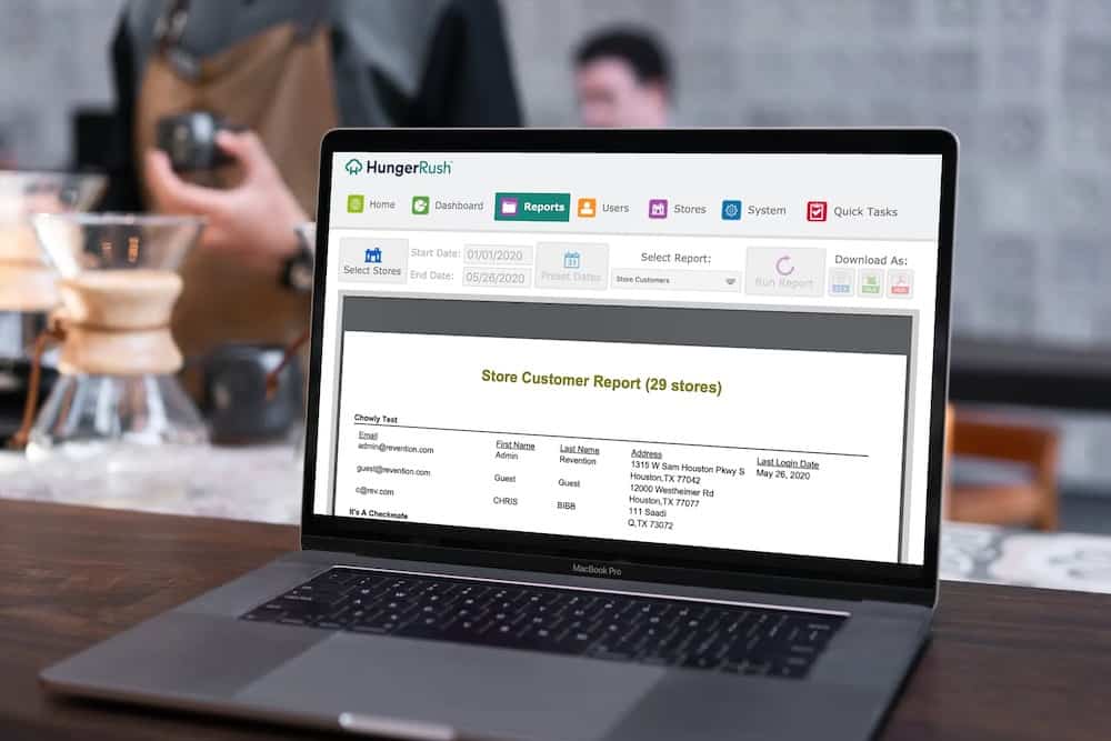 HR_CustomerReport delivery management
