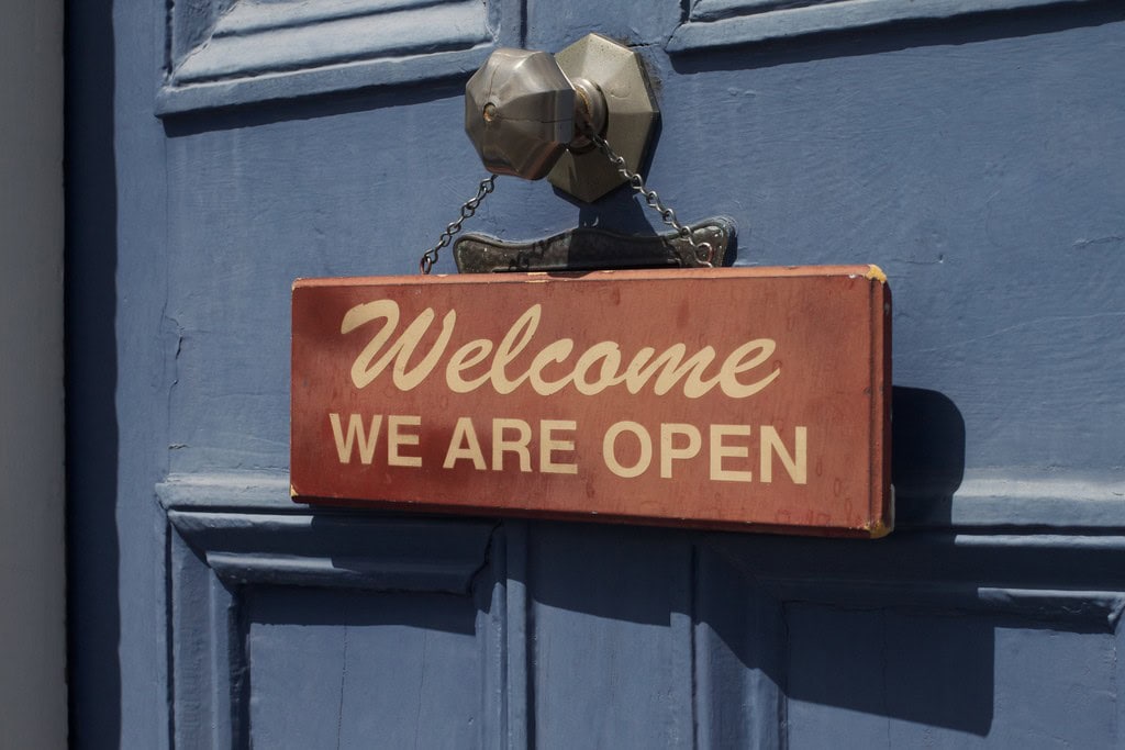 Open Sign
