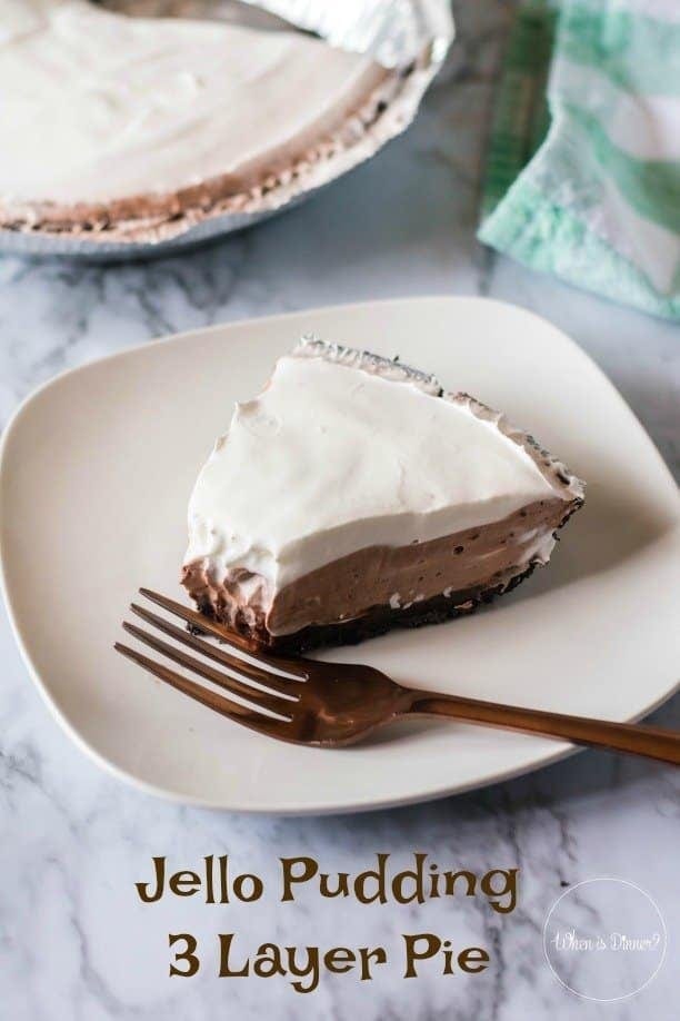 Jello Pudding 3 Layer Pie