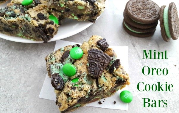 Mint Oreo Cookie Bars