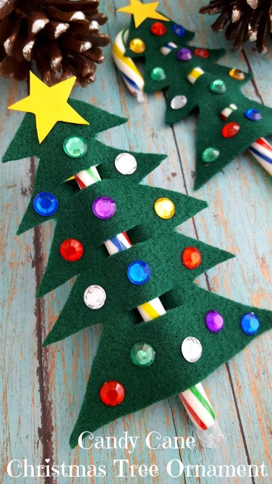 Candy Cane Christmas Tree Ornaments