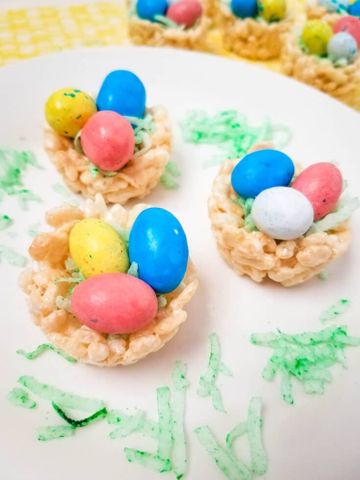 Easter Nest Rice Krispies Treats
