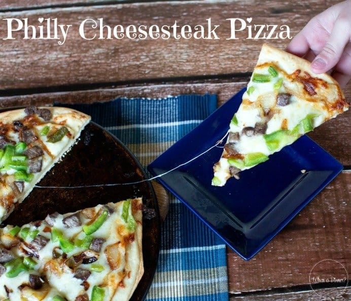 Philly Cheesesteak Pizza