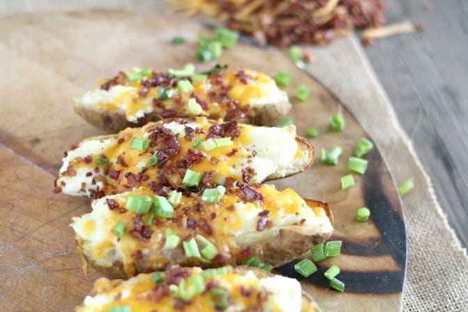 Loaded Ranch Twice Baked Potatoes