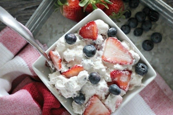 White Chocolate 4th of July Fluff