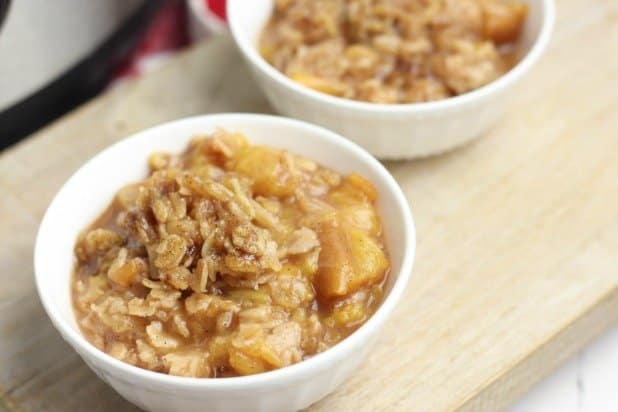 Instant Pot Peach Crisp