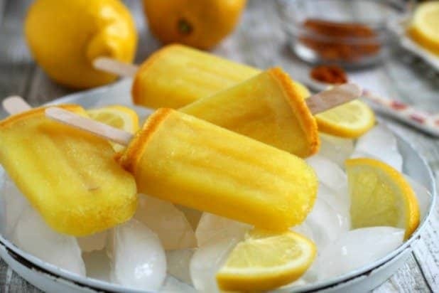 Lemon Turmeric Popsicles
