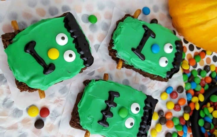 Frankenstein Brownies