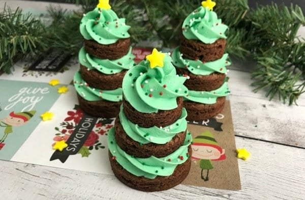 Brownie Christmas Trees
