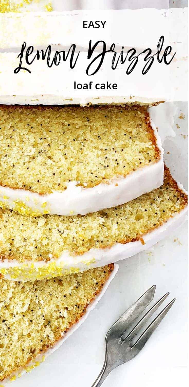 Afternoon tea LEMON DRIZZLE Loaf Cake | Easy and simple to make lemon drizzle loaf with poppy seeds, decorated with a thick layer of sugar topping. #lemoncake #lemonloaf #lemondrizzlecake #lemoncakerecipes #allinonedessert #afternoontea #dessertrecipes #dessertideas