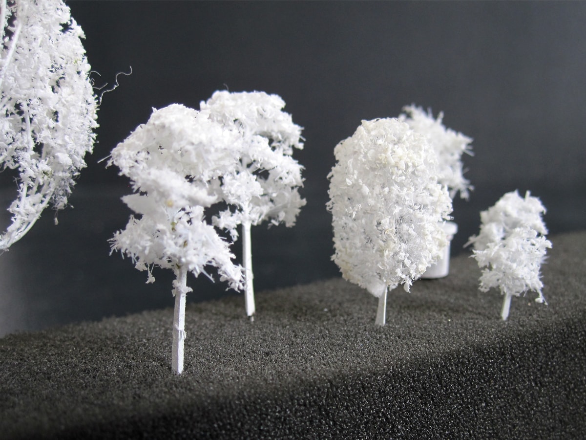 Arbres en découpe chimique