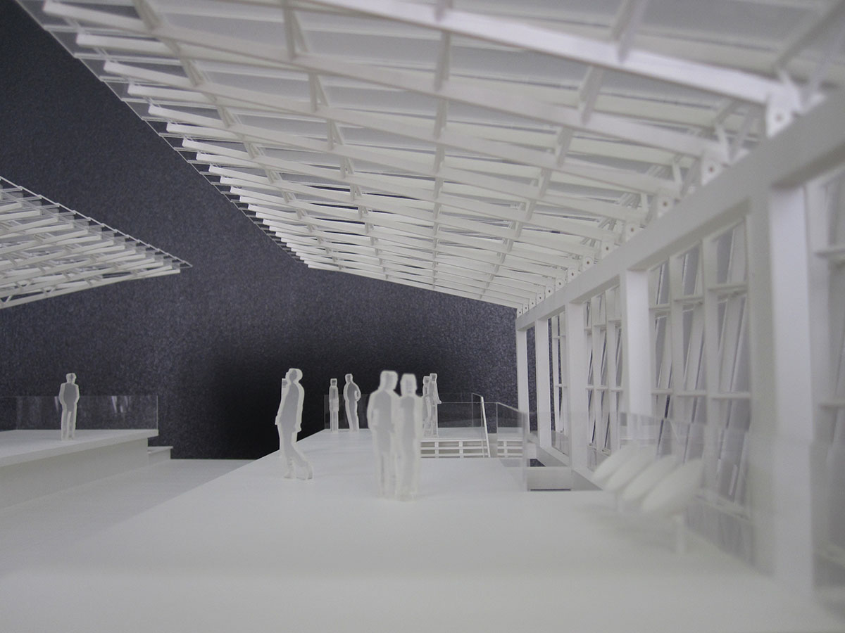maquette à échelle importante, station aérienne coteaux beauclair, RATP, ligne 11