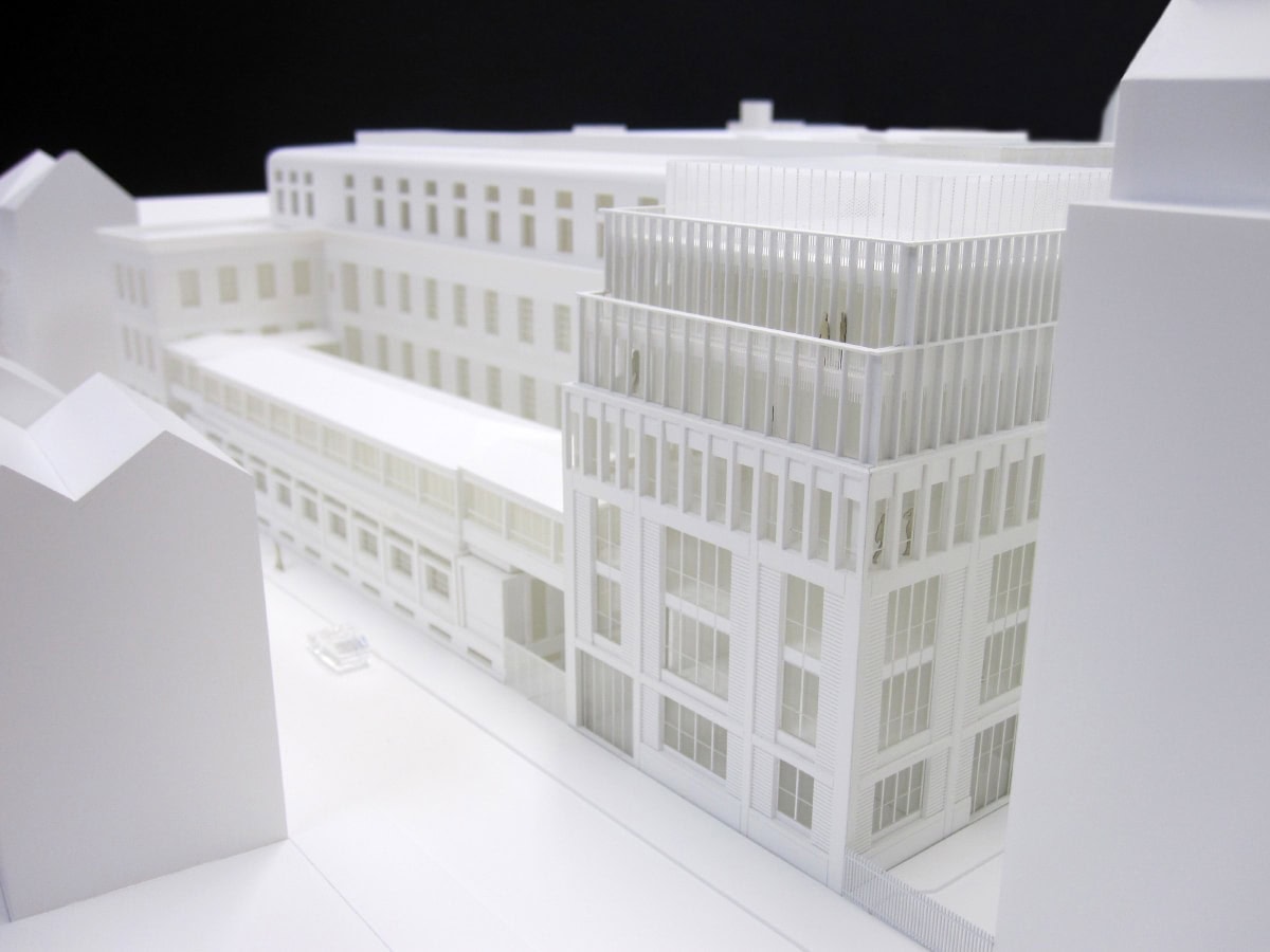 maquette de l'extension de l'école normale supérieure d'architecture