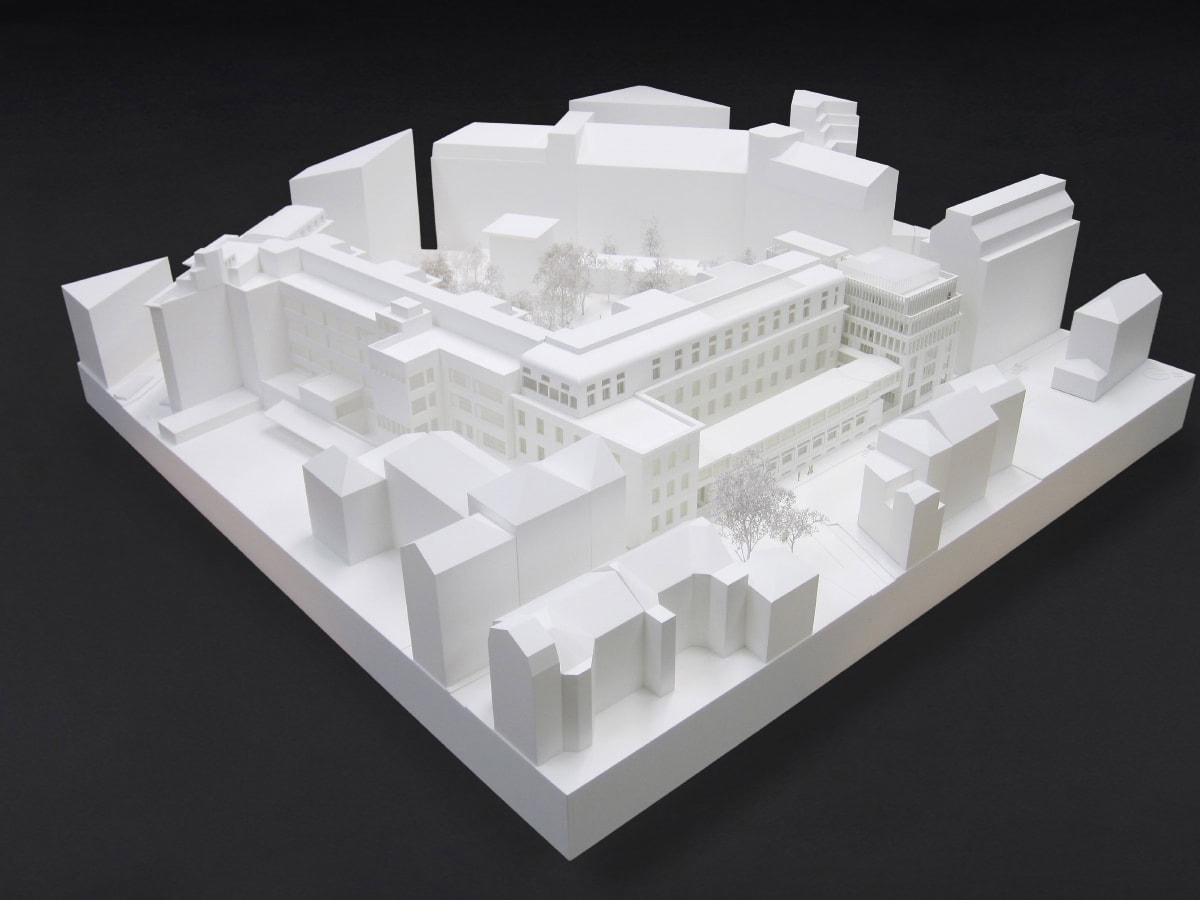 maquette de l'extension de l'école normale supérieure d'architecture
