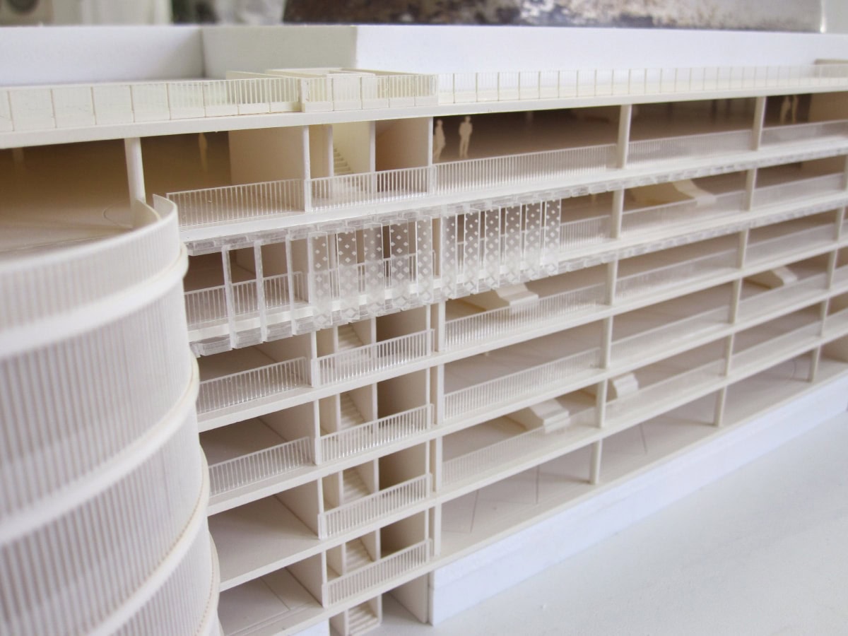 Cosnstruction de la maquette de la gare de l'aéroport d'Orly pour les métros du Grand Paris