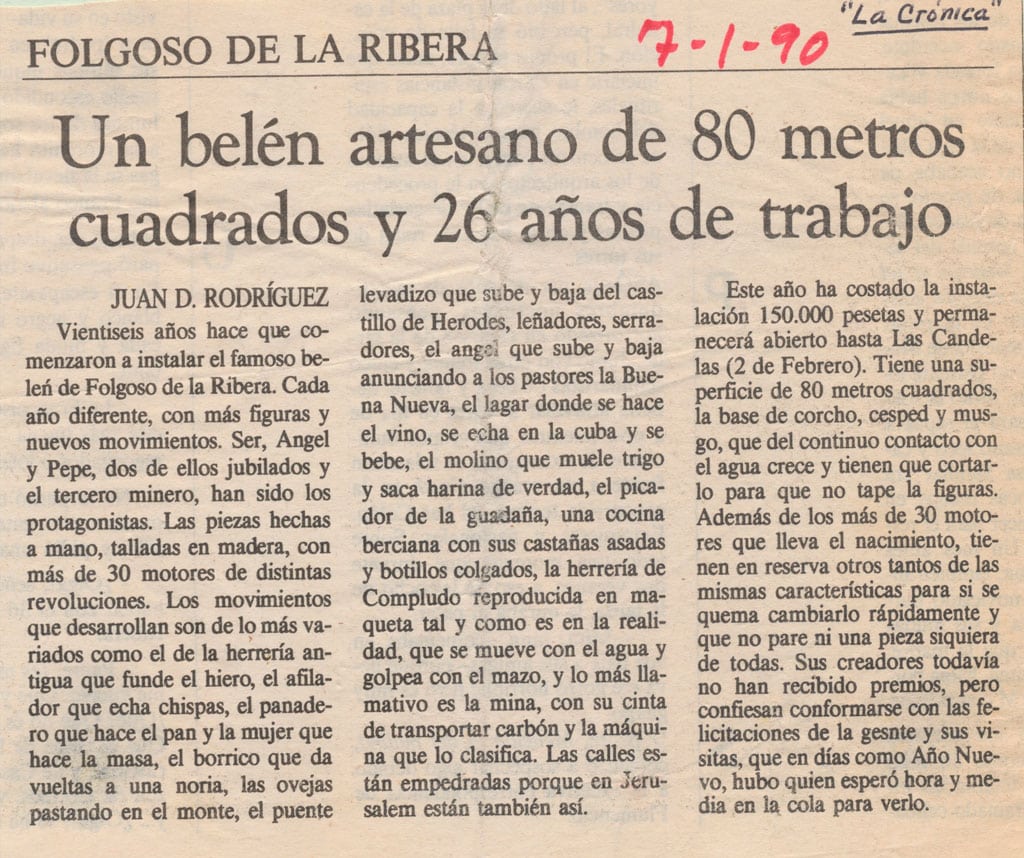 La Crónica Artículo en la Crónica