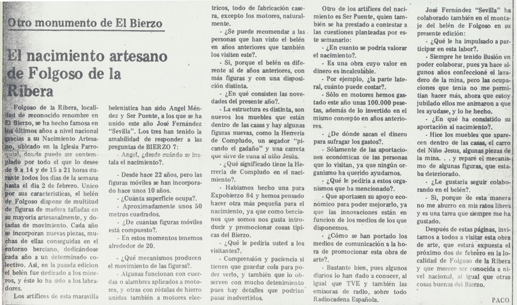 Bierzo7. Entrevista Bierzo 7.