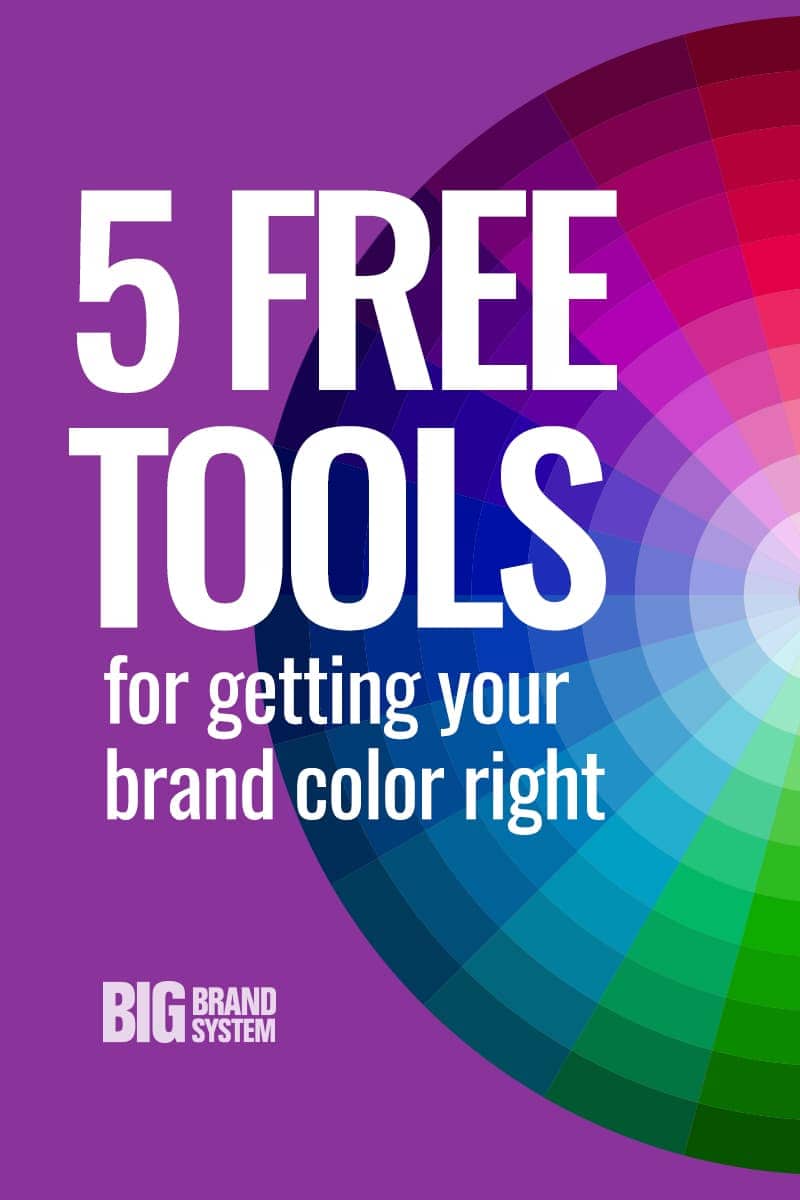 Looking for just the right color palette to express your brand? Click through for five designer-approved (free!) tools that will inspire you to choose the best brand colors for your business. #branding #personalbrand #colorpalette #visualmarketing