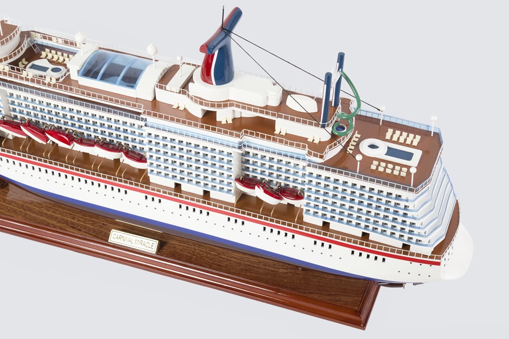 Carnival Miracle Yacht Replica Model Boat 80cm from boatguard.com.au