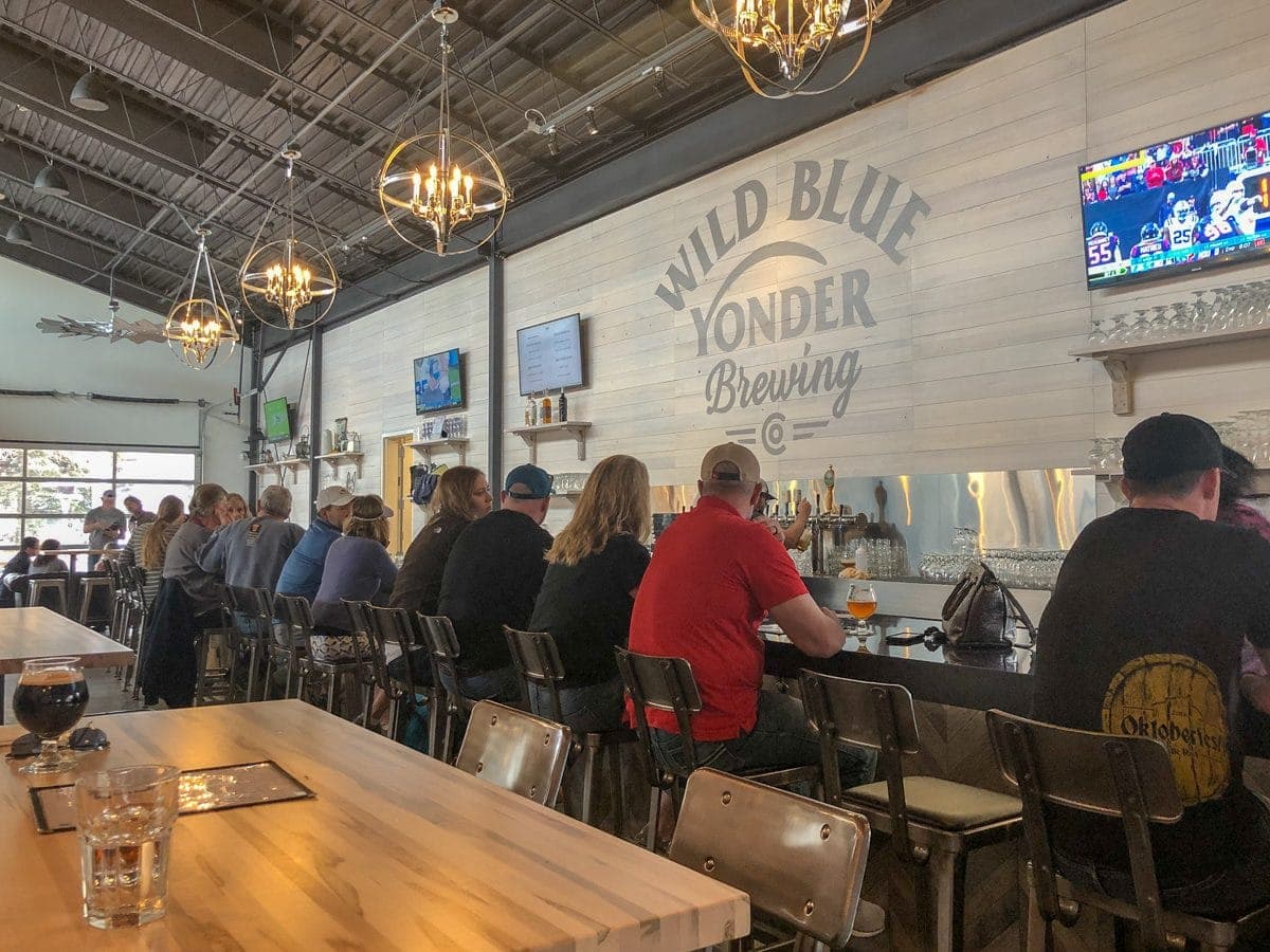 Wild Blue Yonder Brewing Co, a craft brewery and brewpub in Castle Rock, Colorado.
