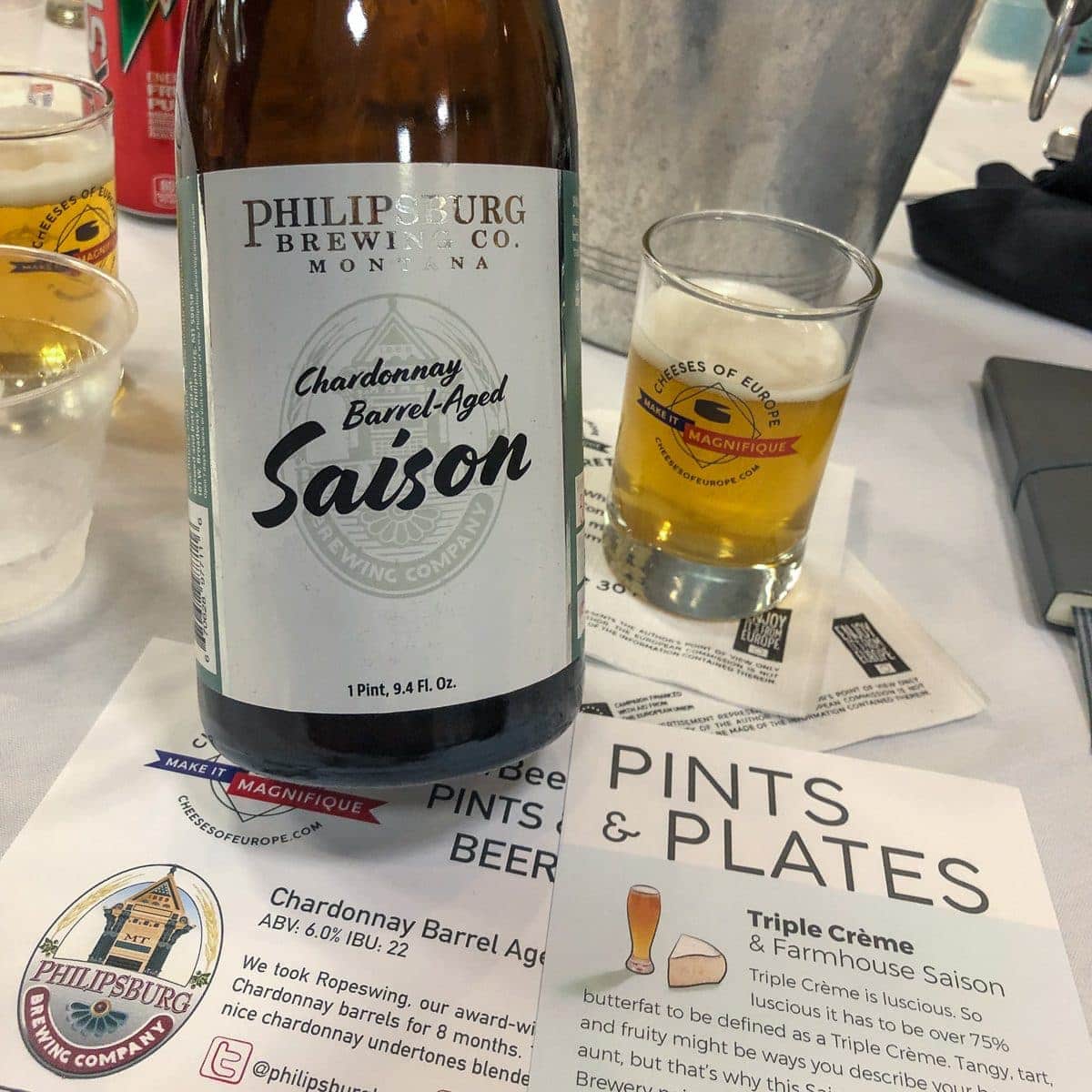 Chardonnay Barrel Aged Saison from Philipsburg Brewing Co in Philipsburg, MT