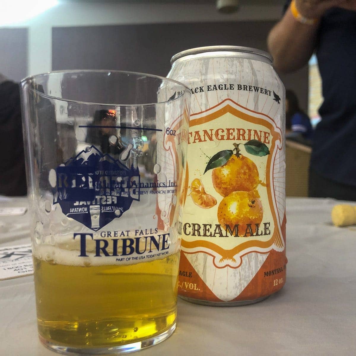 Tangerine Cream Ale from Black Eagle Brewery in Great Falls, MT