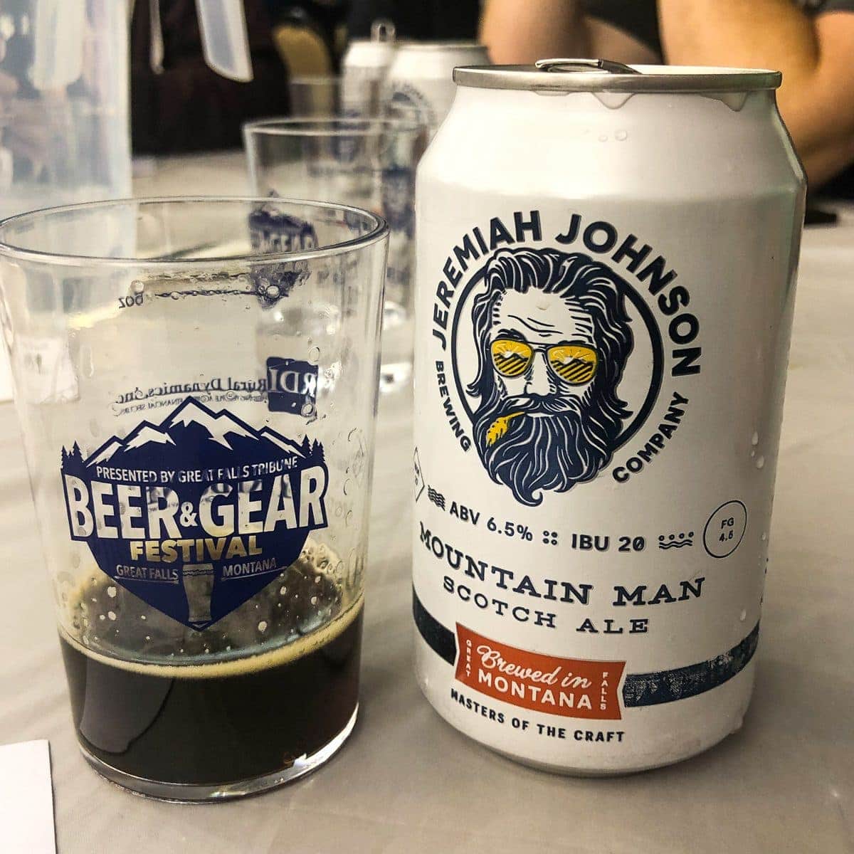 Mountain Man Scotch Ale by Jeremiah Johnson Brewing Company in Great Falls, MT