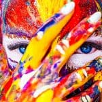 Hiding_Brilliant Breakthroughs, Inc_ ec woman's face and hands painted