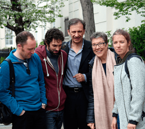 Andy Dickinson, Pablo Turégano, Jorge de Juan, Alicia Sánchez y Maite Jaúregui