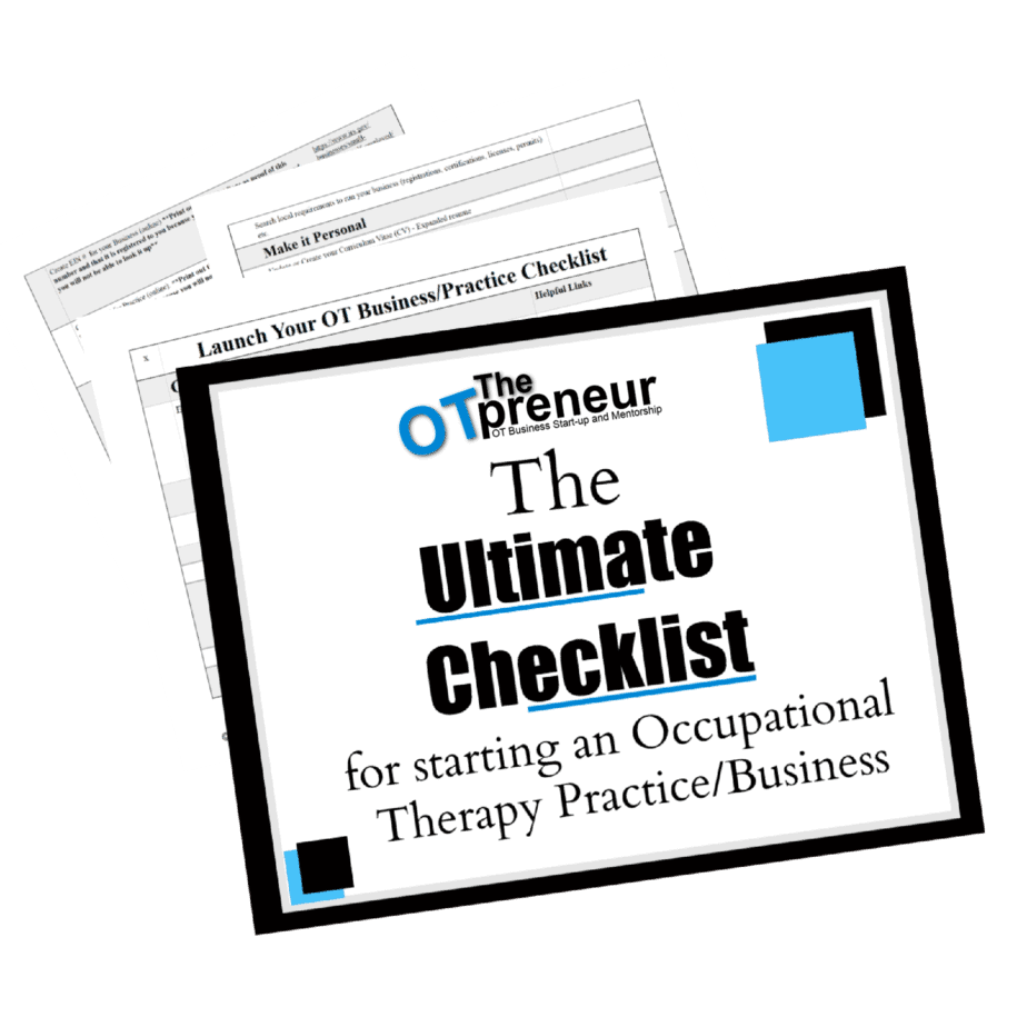 The Ultimate Checklist for starting an OT Business- The OTpreneur - Thumbnail The Ultimate Checklist for starting an OT Business- The OTpreneur - Thumbnail