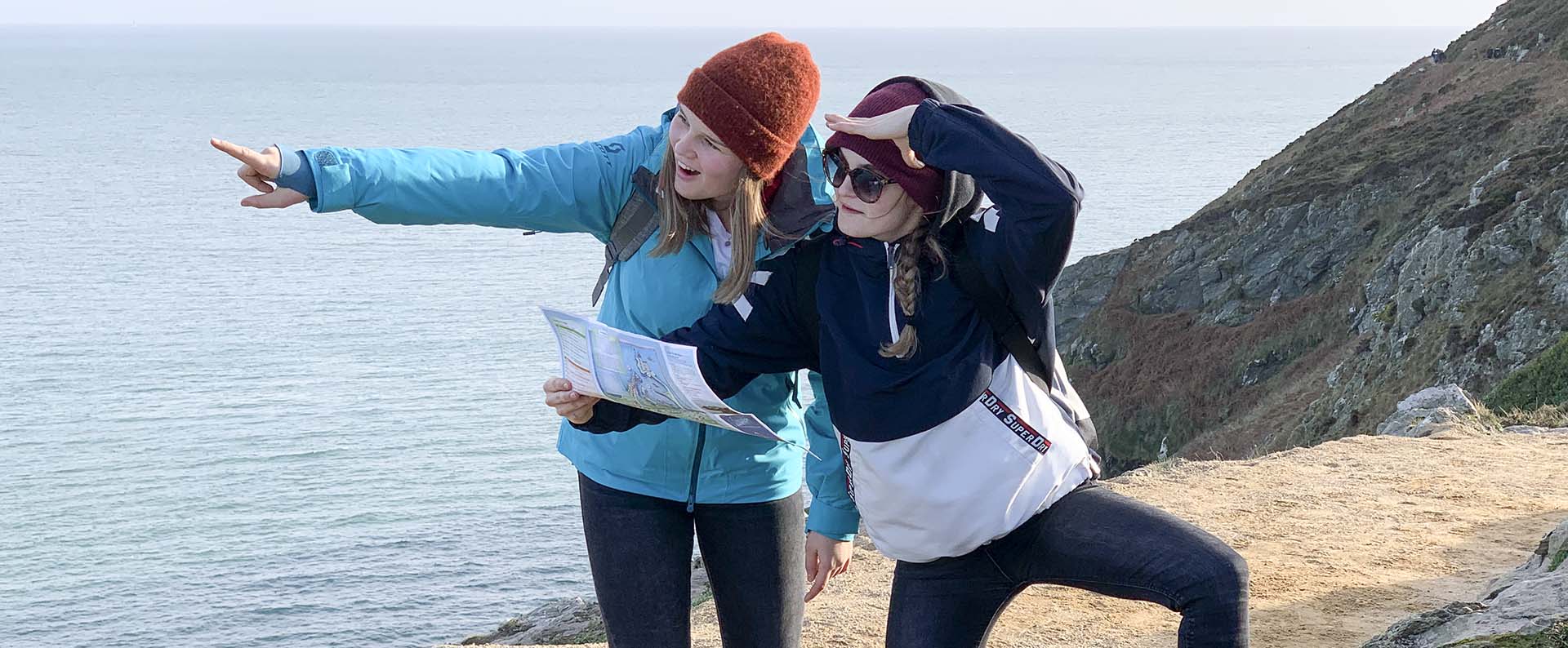 Maria Theresa und Jana in Howth