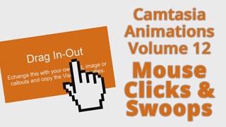 Camtasia Mouse Clicks and Swoops vol. 12