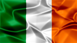 Ireland Silky Flag Graphic Background