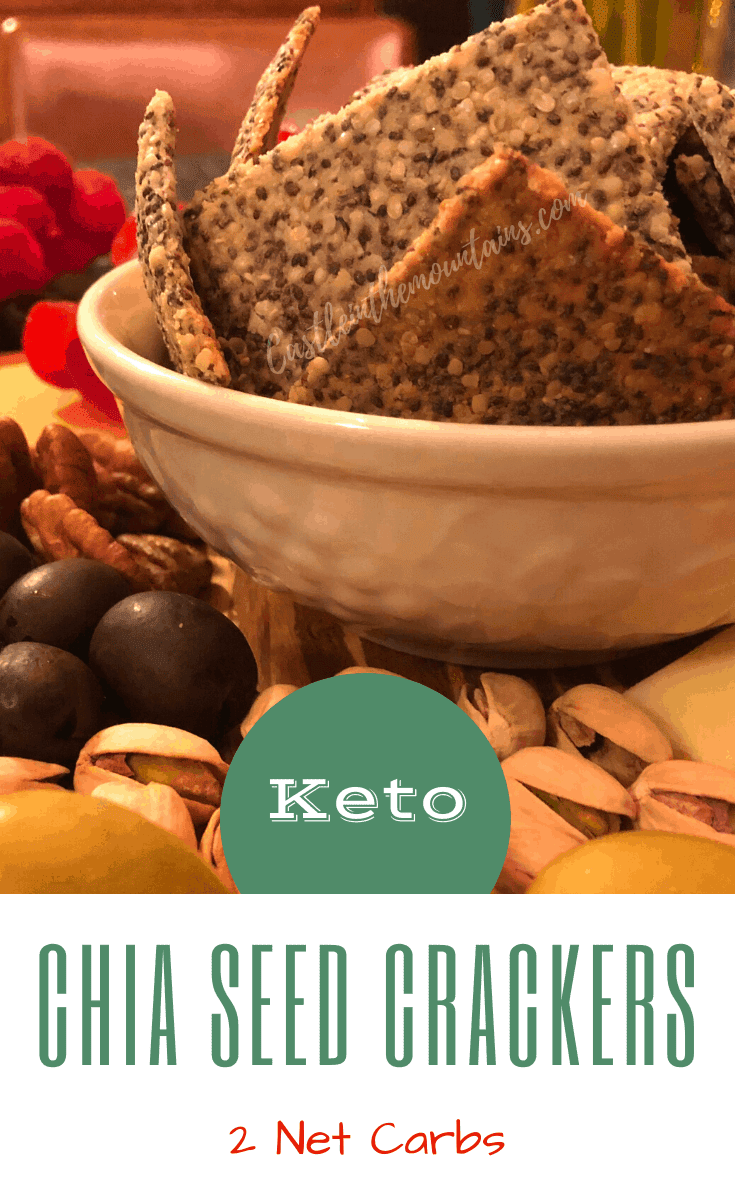 Keto Chia Seed Crackers - How to make the crispiest Keto crackers