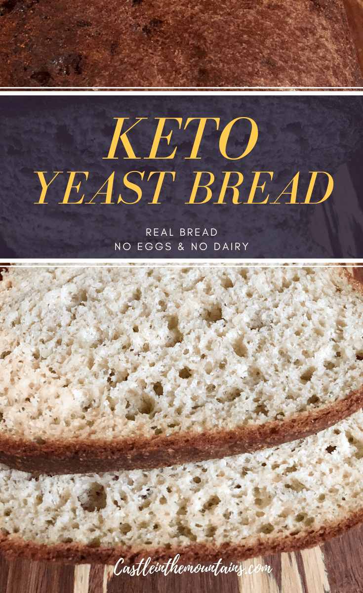 Keto Almond Yeast Bread- How to make amazing low carb bread