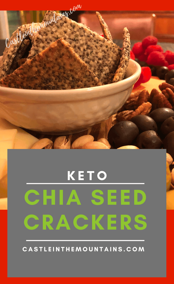 Keto Chia Seed Crackers - How to make the crispiest Keto crackers