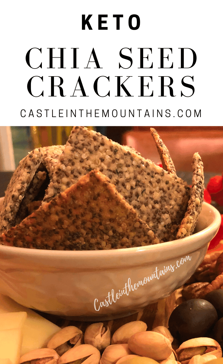 Keto Chia Seed Crackers - How to make the crispiest Keto crackers