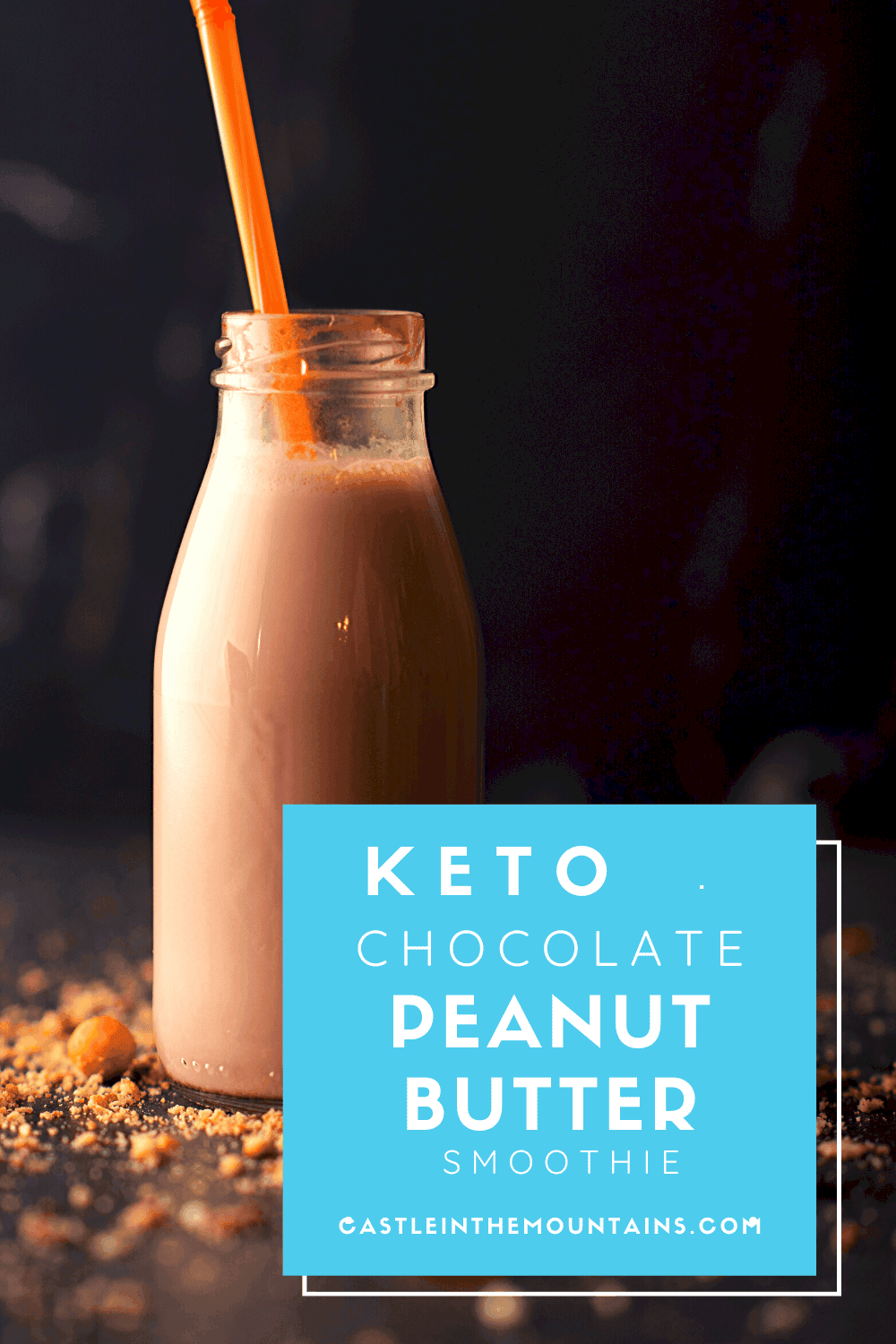 Peanut Butter Cup Smoothie - How to make the best low carb smoothie ever!