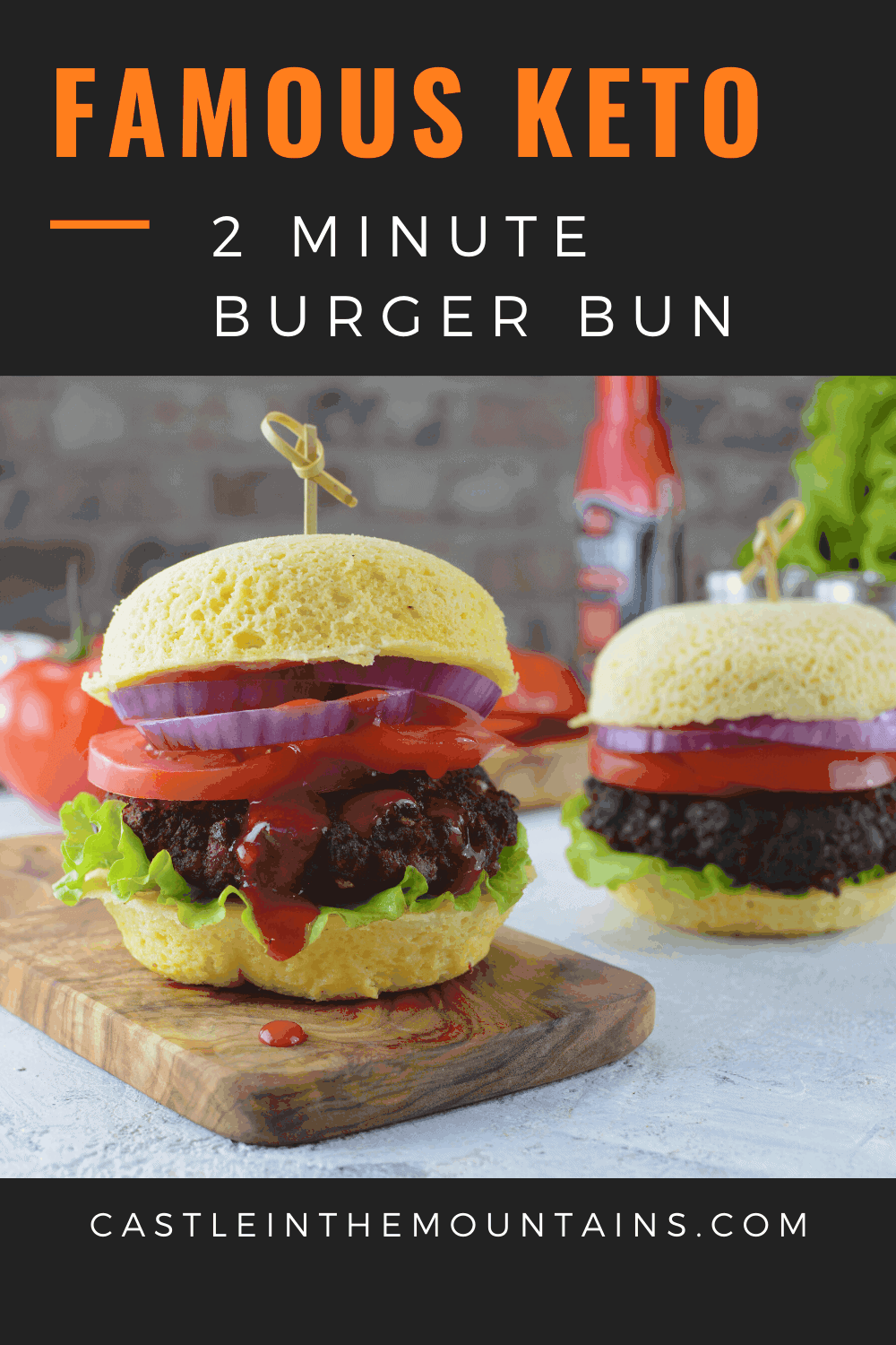 Two Minute Burger Bun - How to make the easiest Keto Bun