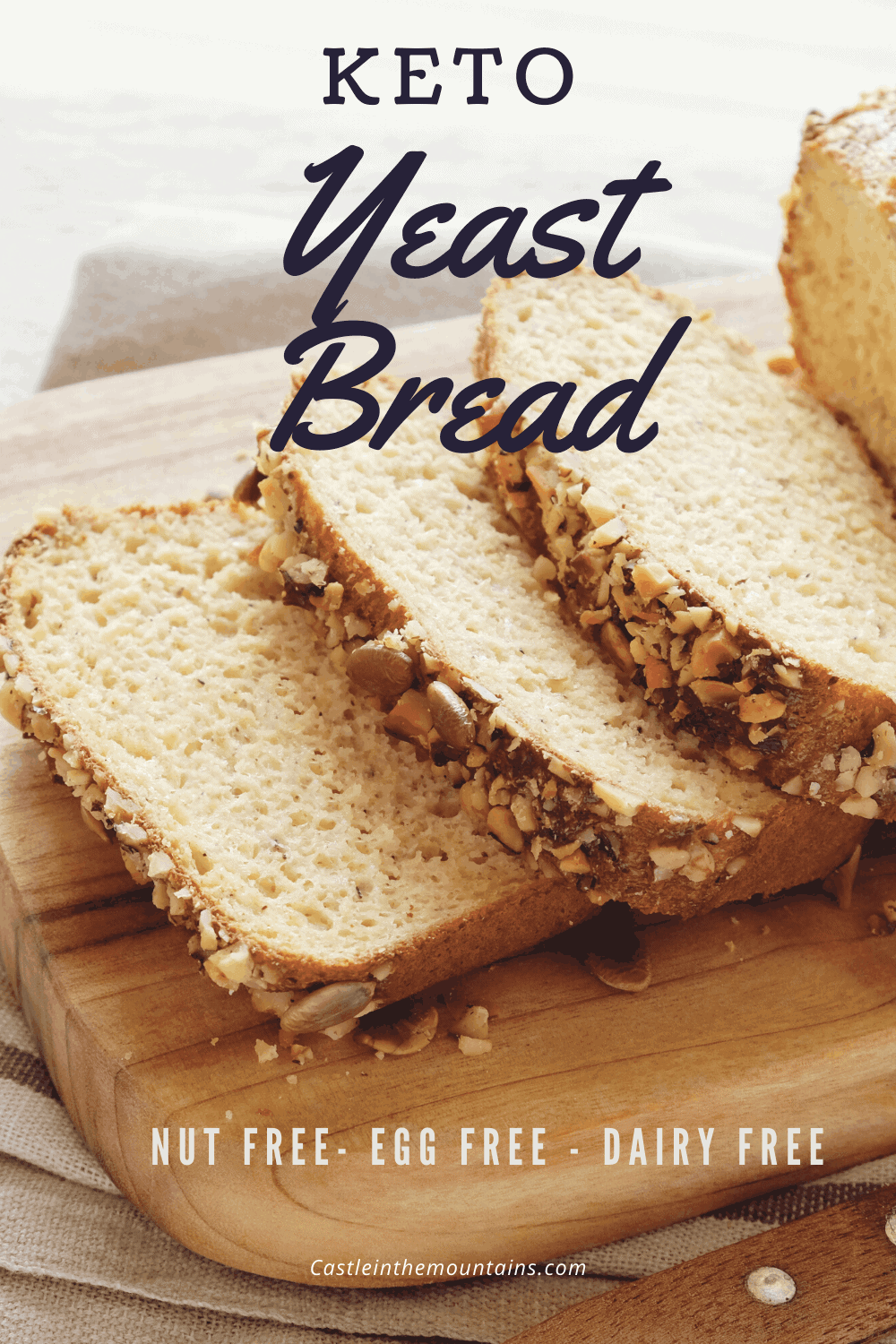 Fluffy Keto Yeast Bread