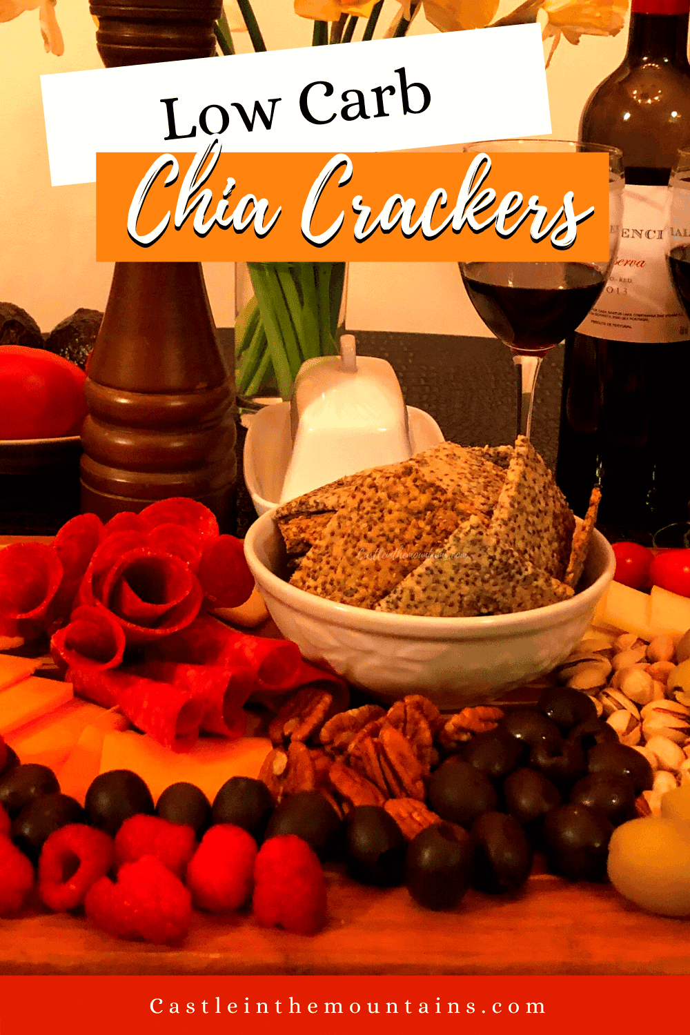 Keto Chia Seed Crackers - How to make the crispiest Keto crackers