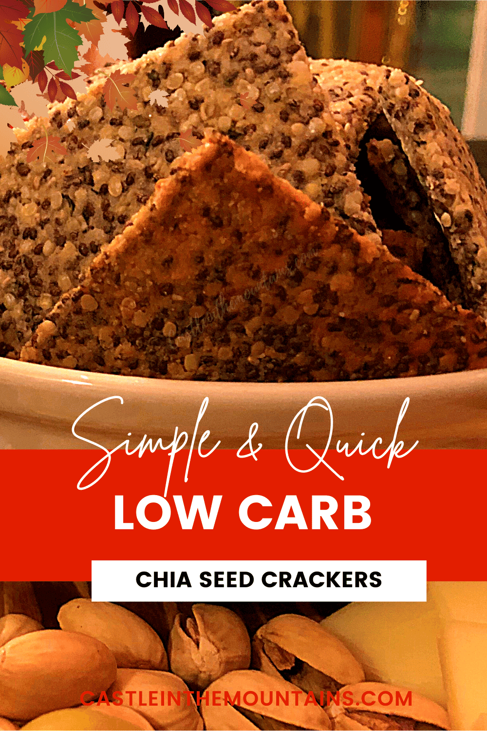 Keto Chia Seed Crackers - How to make the crispiest Keto crackers