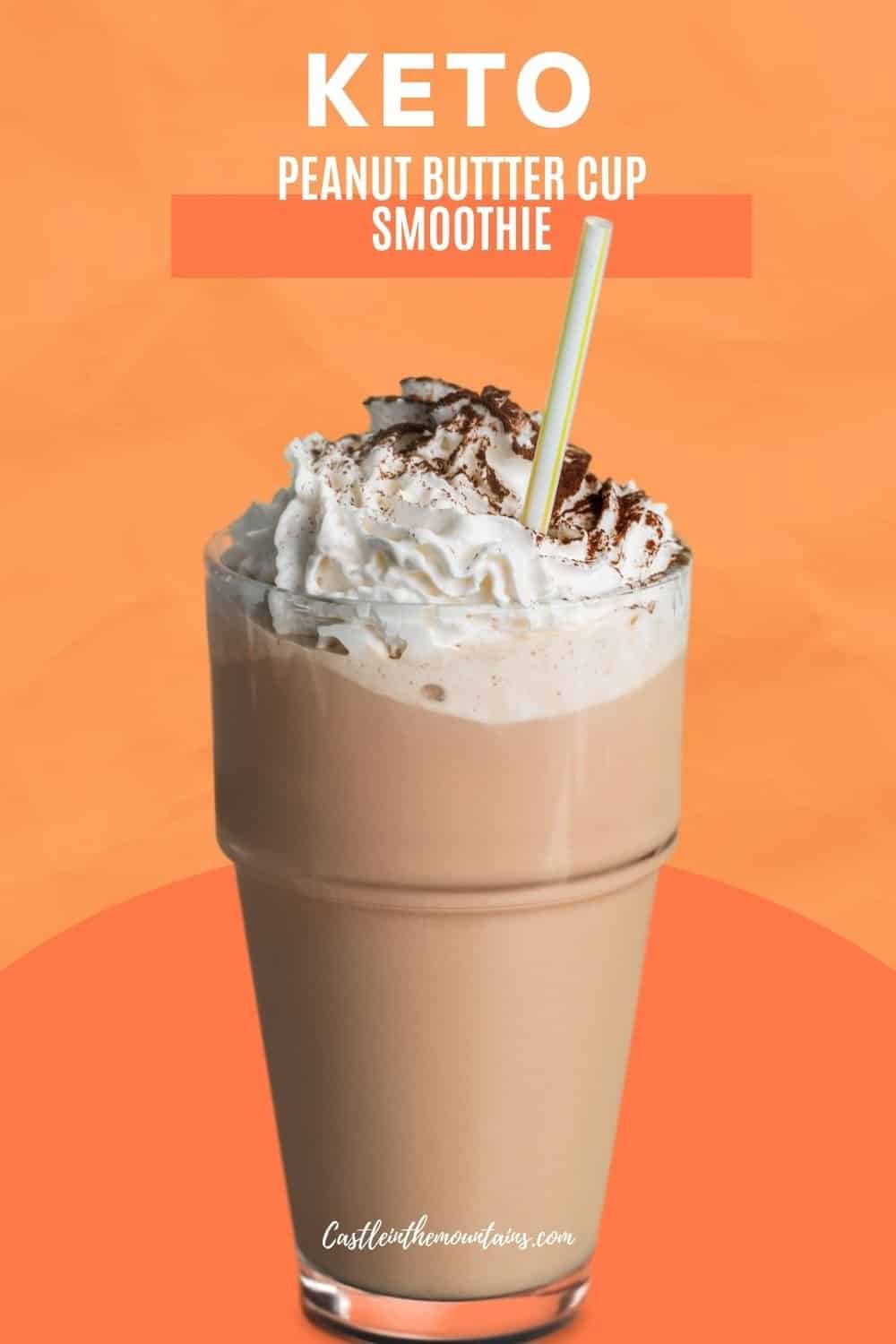 Peanut Butter Cup Smoothie - How to make the best low carb smoothie ever!